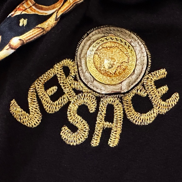 Baroque Gold Fancy Dress – Versace Inspired – Medusa Detail – Italian Style - Picture 3 of 13